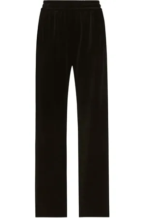 Dolce & Gabbana Elastische Hose aus Samt
