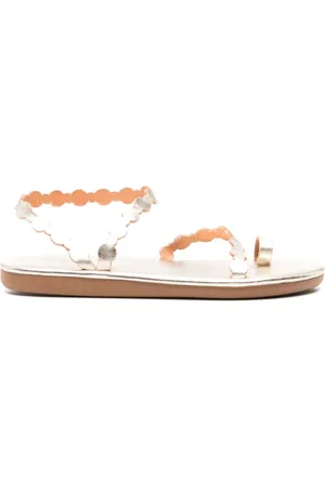 Ancient Greek Sandals Flache Cronos Sandalen