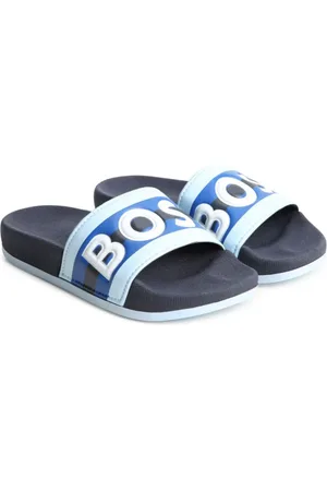 HUGO BOSS Pantoletten mit Logo-Prägung