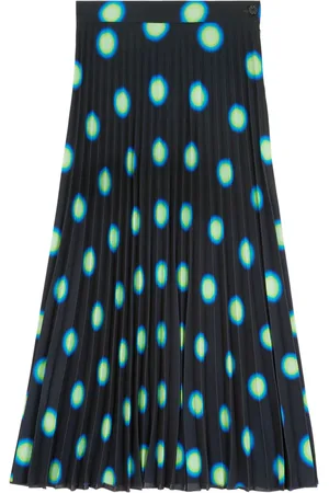 Maison Margiela Faltenrock mit grafischem Print