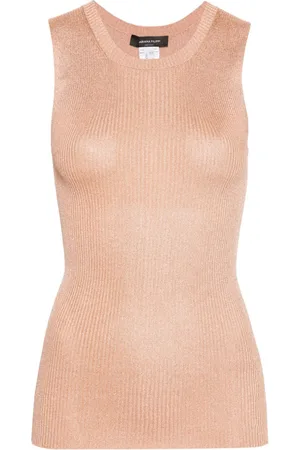 Fabiana Filippi Geripptes Lurex-Tanktop
