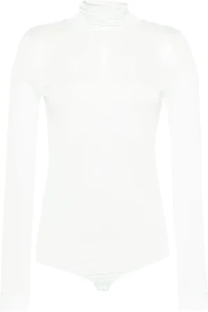 Maison Margiela Transparenter Body mit Ziernähten