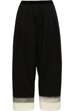 Maison Margiela Weite Hose mit Nadelstreifen