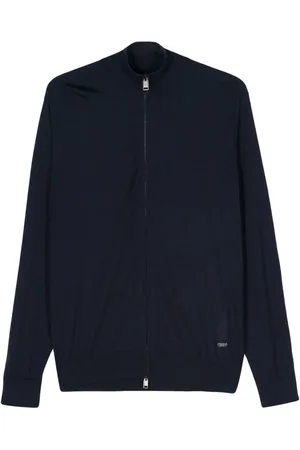 BRIONI Reißverschluss-Pullover mit Logo-Schild