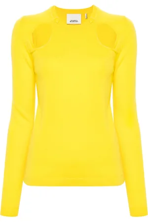 Isabel Marant Velen Oberteil aus Kaschmir mit Cut-Out