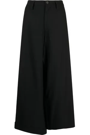 YOHJI YAMAMOTO Cropped-Hose mit weitem Bein