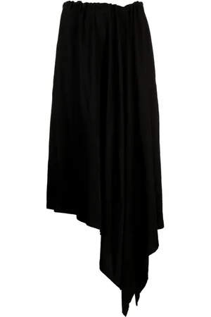 YOHJI YAMAMOTO Haremshose aus Satin mit Kordelzug
