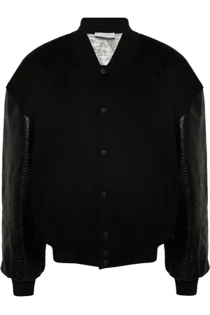 VTMNTS Bomberjacke mit Kroko-Prägung