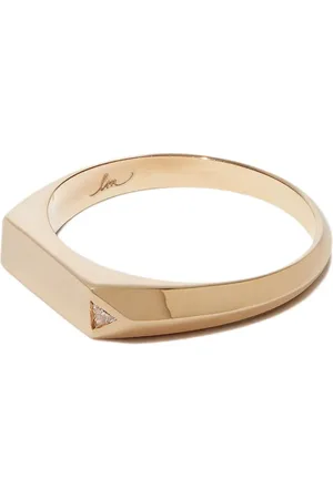 Lizzie Mandler 18kt Gelbgoldring mit Diamanten