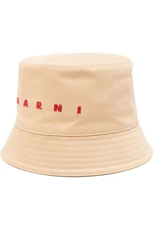 Marni Fischerhut mit Logo-Stickerei