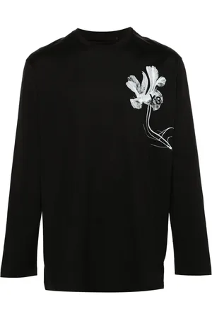 Y-3 GFX T-Shirt mit Blumen-Print