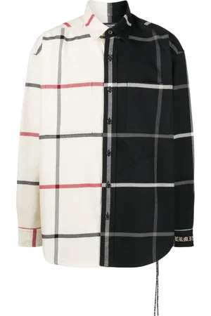 MASTERMIND JAPAN Hemdjacke mit Karomuster