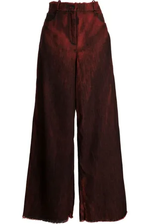 MASNADA Weite Jeans im Distressed-Look