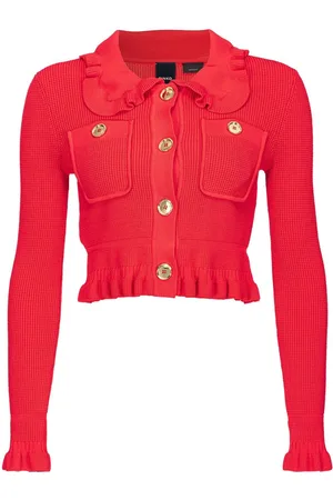 Pinko Cardigan mit Bubikragen