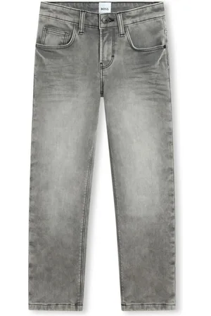 HUGO BOSS Straight-Leg-Jeans mit Logo
