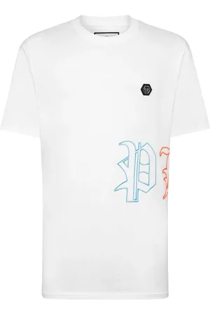 Philipp Plein T-Shirt mit Logo-Stickerei