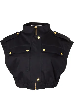 Carolina Herrera Cropped-Weste mit Cargotaschen