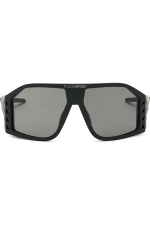 Philipp Plein The Wave Gen X.02 Sonnenbrille mit Oversized-Gestell