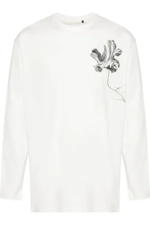 Y-3 GFX T-Shirt mit Blumen-Print