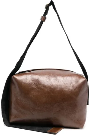 UMA WANG Schultertasche mit Logo-Prägung