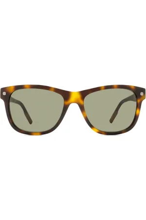 Ermenegildo Zegna Eckige Sonnenbrille in Schildpattoptik