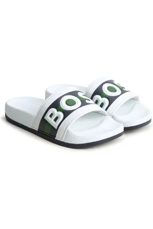 HUGO BOSS Pantoletten mit Logo-Prägung