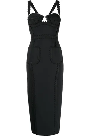 Elie saab Minikleid mit Wellenkanten
