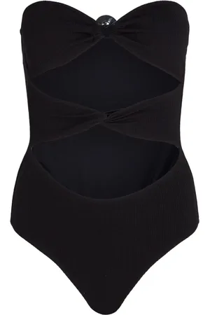 Karl Lagerfeld Trägerloser Fan Charm Badeanzug