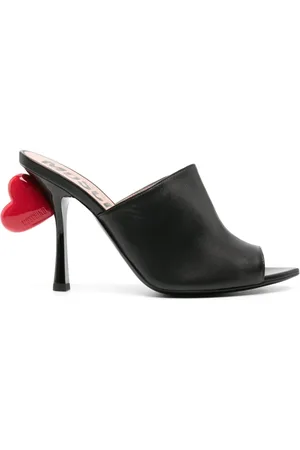 Moschino Mules mit Herzdetail 100mm
