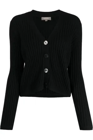 N.PEAL Klassischer Cropped-Cardigan
