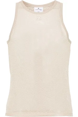Courrèges Trägershirt aus Mesh