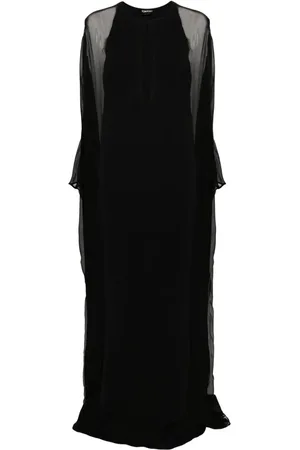 Tom Ford Maxikleid mit transparenten Einsätzen