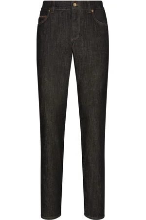 Dolce & Gabbana Straight-Leg-Jeans mit Ziernähten