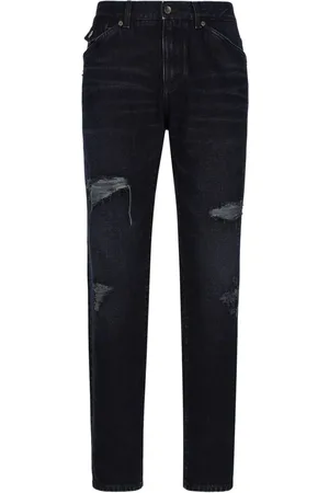 Dolce & Gabbana Straight-Leg-Jeans mit Distressed-Detail