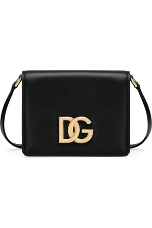 Dolce & Gabbana Umhängetasche mit Logo-Schild