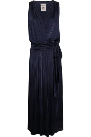 SEMICOUTURE Maxikleid mit V-Ausschnitt