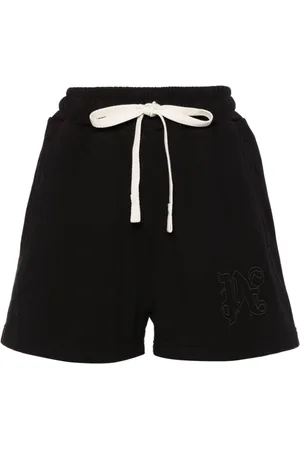 Palm Angels Joggingshorts mit Logo-Stickerei