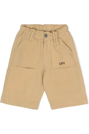 OFF-WHITE Shorts mit diagonalen Streifen