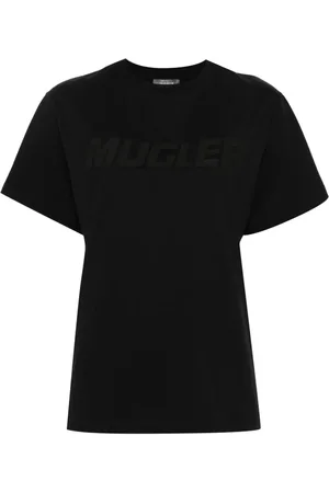 MUGLER T-Shirt mit Logo-Print