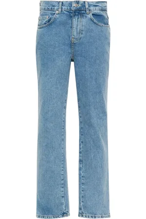 Moschino Halbhohe Straight-Leg-Jeans
