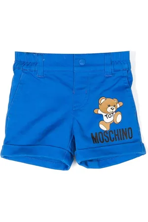 Moschino Stretchbund-Shorts mit Teddy-Print