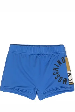 Moschino Badeshorts mit Logo-Print