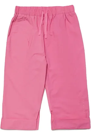 Maison Margiela Hose mit Logo-Stickerei