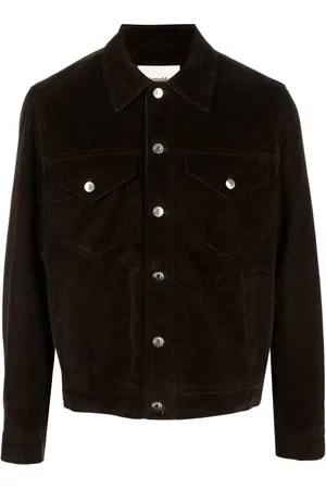 Nanushka Larry Cordjacke mit Knopfleiste