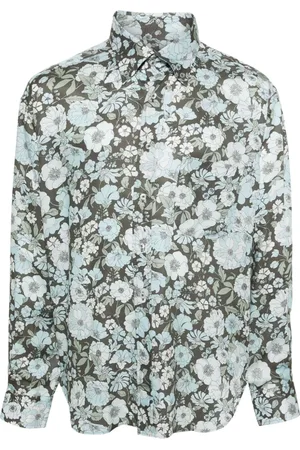 Tom Ford Hemd mit Delicate Floral-Print