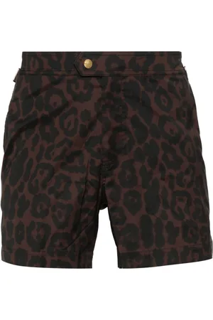 Tom Ford Badeshorts mit Geparden-Print