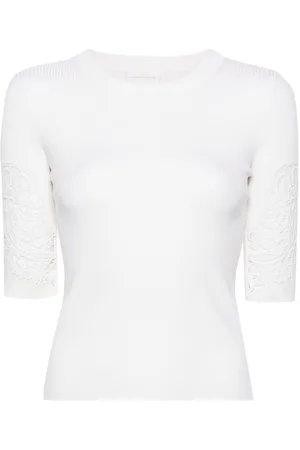 Chloé Oberteil mit Spitzeneinsatz