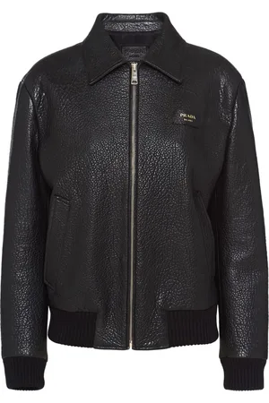 Prada Bikerjacke mit Prägung