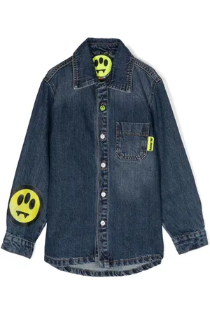 BARROW Jeansjacke mit Logo-Print