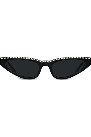 Linda Farrow Cat-Eye-Sonnenbrille mit Kristallverzierung